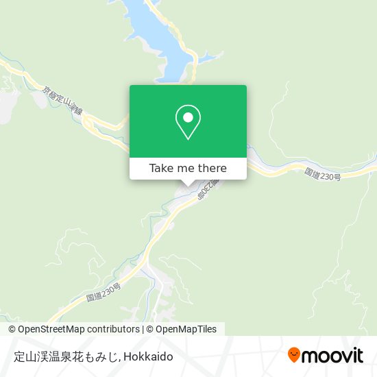 定山渓温泉花もみじ map