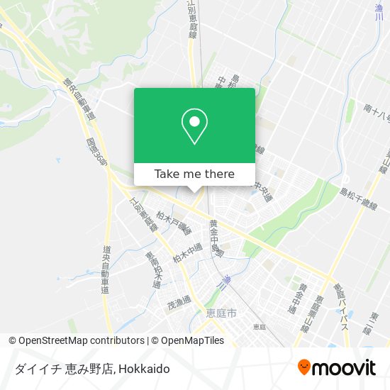 ダイイチ 恵み野店 map