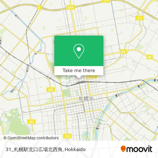 How To Get To 31 札幌駅北口広場北西角 In 札幌市 By Bus Moovit