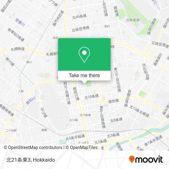 North 21st Street East 3 map