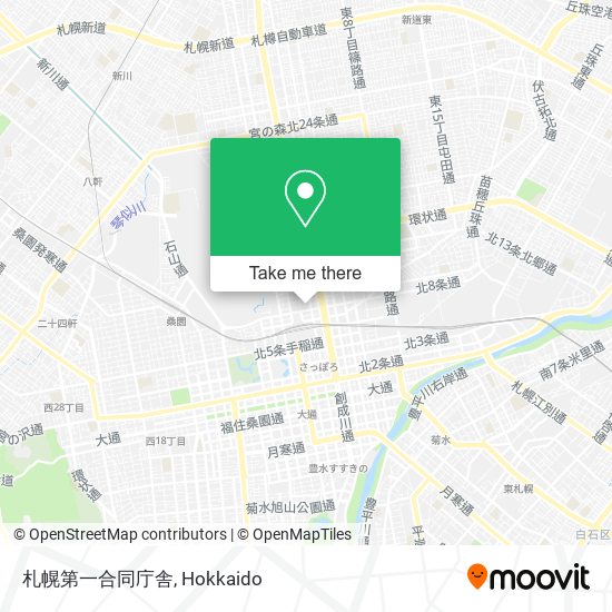 札幌第一合同庁舎 map