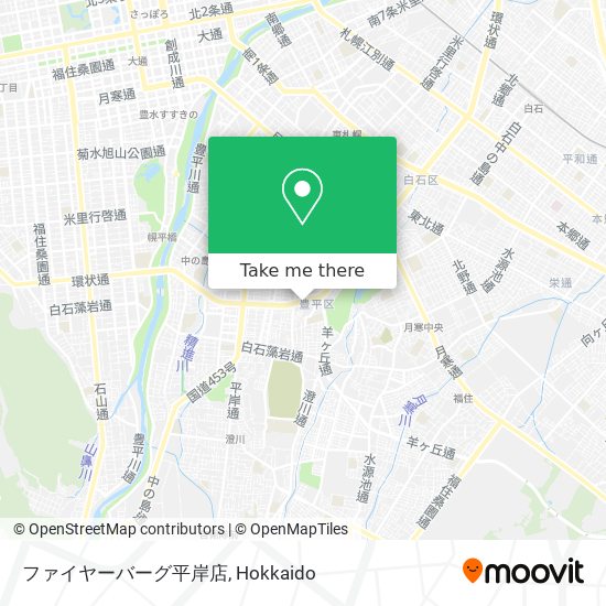 ファイヤーバーグ平岸店 map