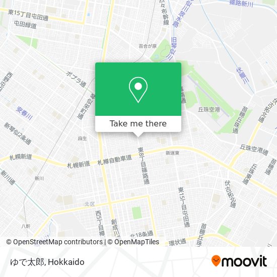 ゆで太郎 map