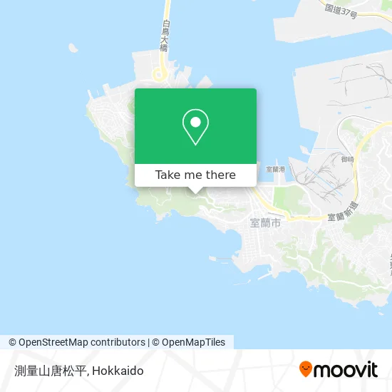 Measurement Mountain Karamatsu Plain map