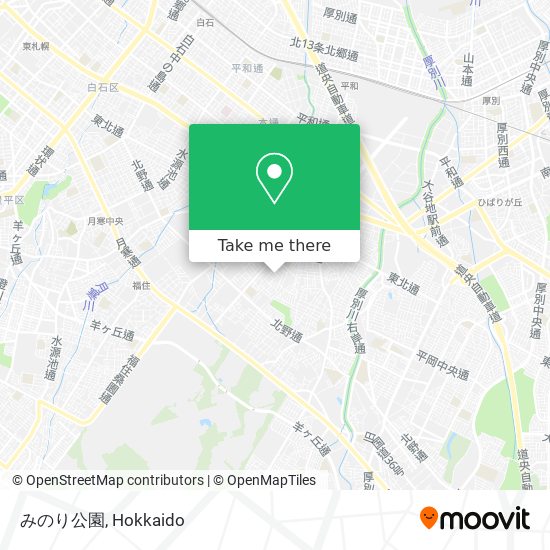 みのり公園 map