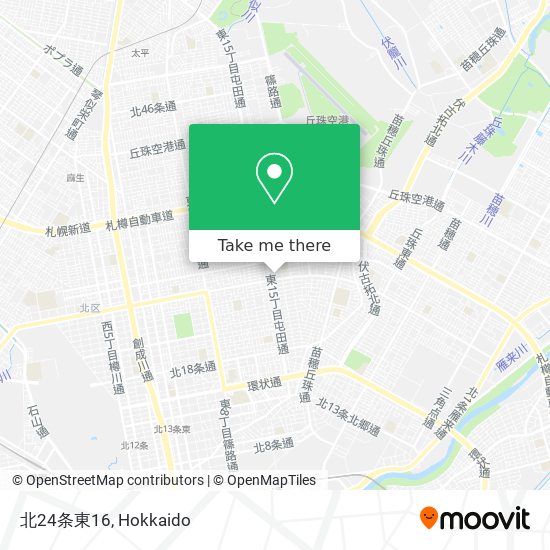北24条東16 map