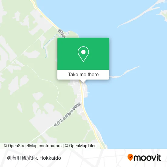 別海町観光船 map