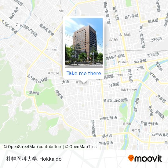 札幌医科大学 map