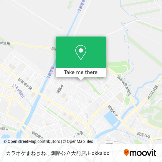 カラオケまねきねこ釧路公立大前店 map