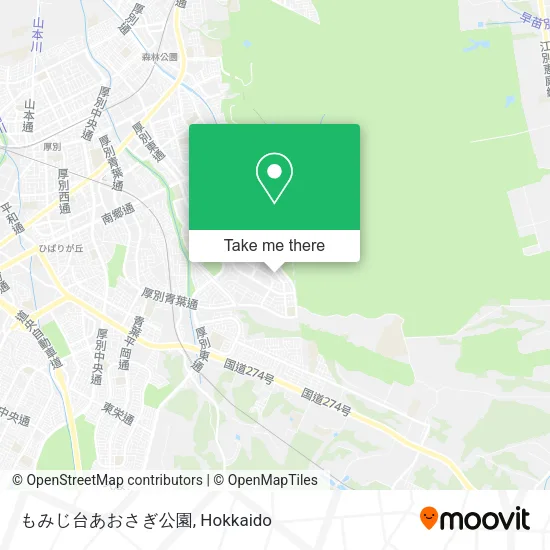 もみじ台あおさぎ公園 map