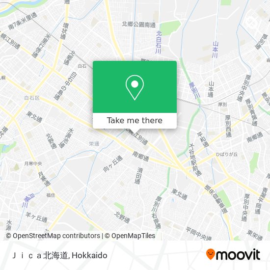 Ｊｉｃａ北海道 map