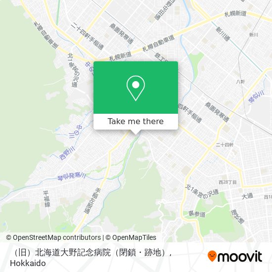 （旧）北海道大野記念病院（閉鎖・跡地） map