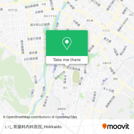 いし胃腸科内科医院 map