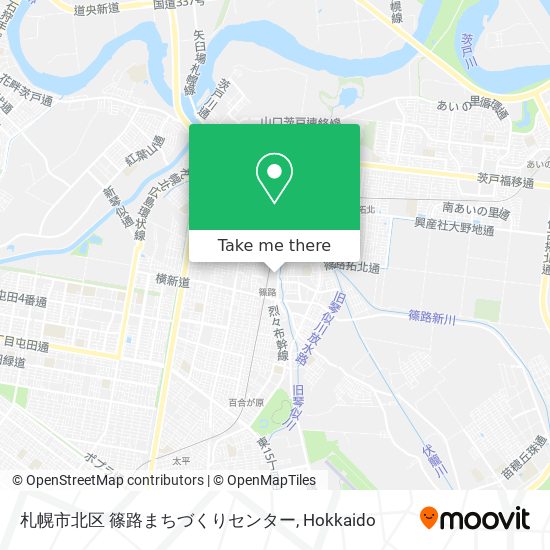 札幌市北区 篠路まちづくりセンター map