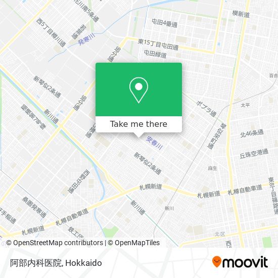 阿部内科医院 map