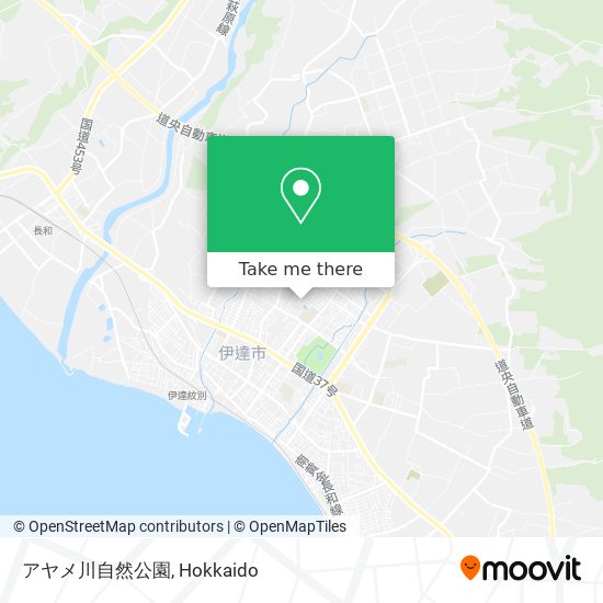 アヤメ川自然公園 map