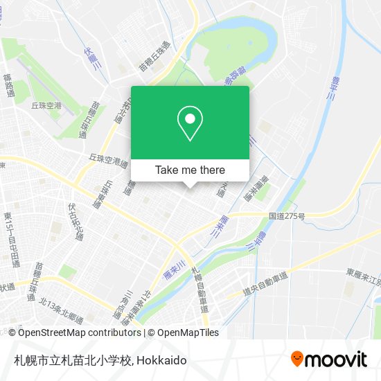 札幌市立札苗北小学校 map