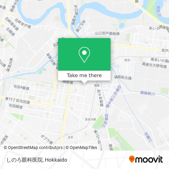 しのろ眼科医院 map