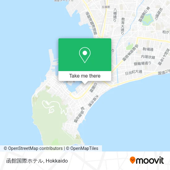 函館国際ホテル map