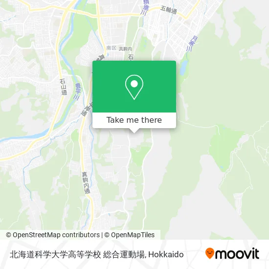 Hokkaido University of Science High School Sports Ground map