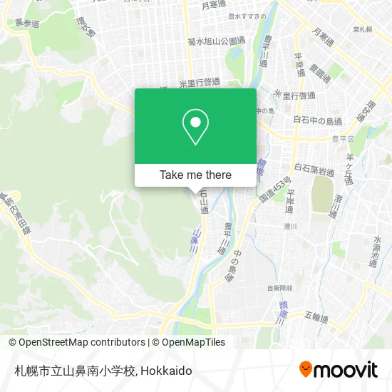 札幌市立山鼻南小学校 map