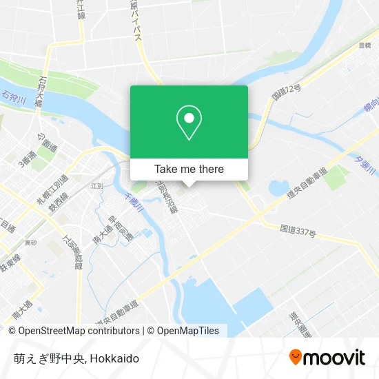 萌えぎ野中央 map