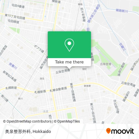 奥泉整形外科 map