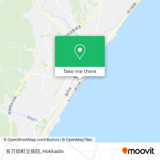 長万部町立病院 map