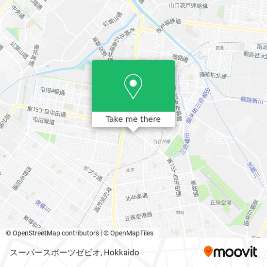 スーパースポーツゼビオ map