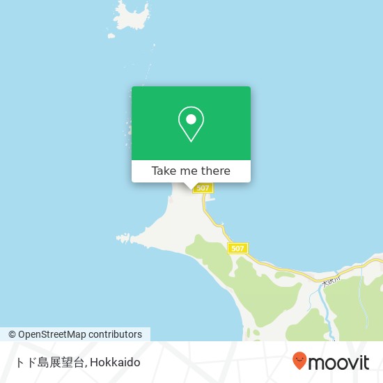 トド島展望台 map