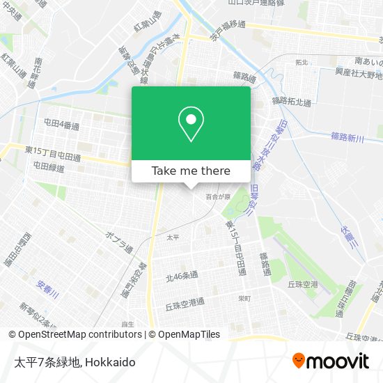 太平7条緑地 map