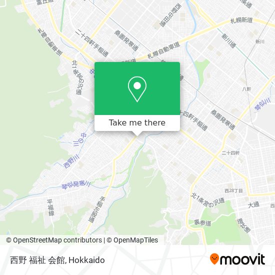 西野 福祉 会館 map