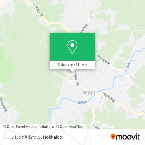 こぶしの湯あつま map