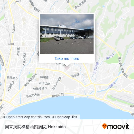 国立病院機構函館病院 map