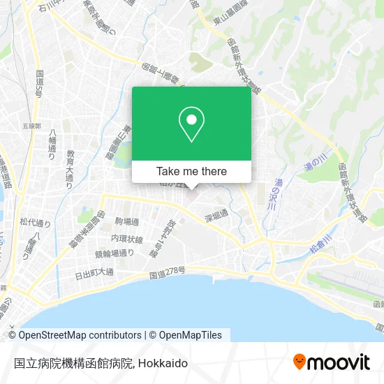 国立病院機構函館病院 map