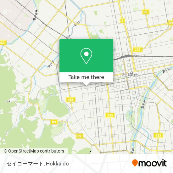 버스 으로 札幌市 에서 セイコーマート 으로 가는법 Moovit