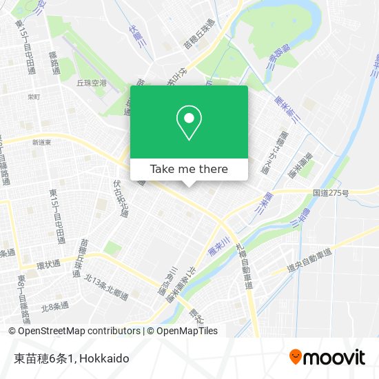 東苗穂6条1 map