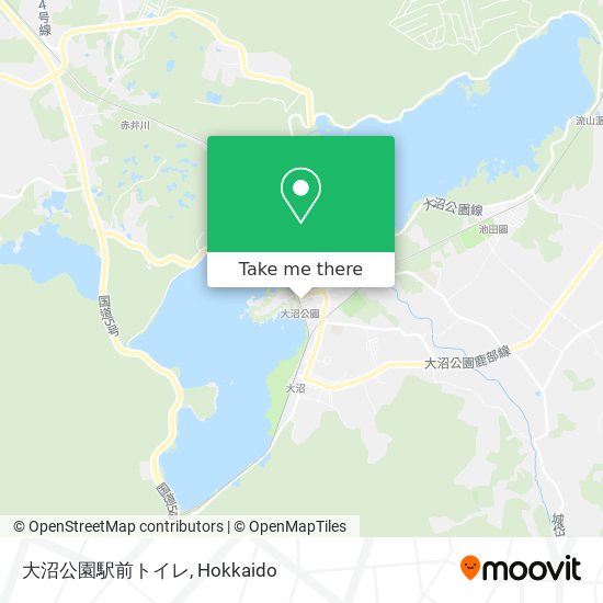 大沼公園駅前トイレ map