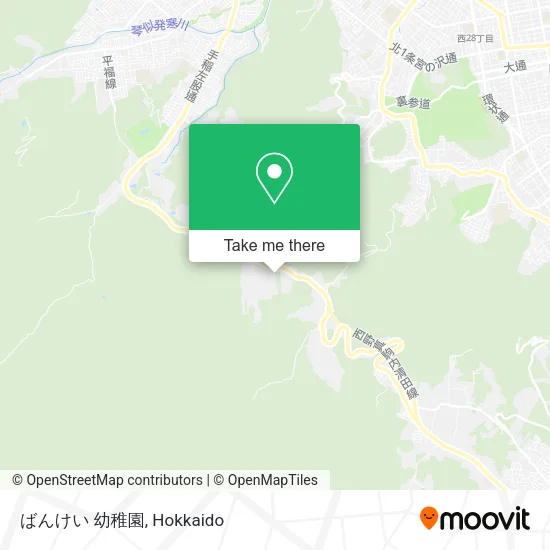 ばんけい 幼稚園 map