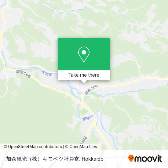 Kamori Tourism Kimobetsu Employee Dormitory map