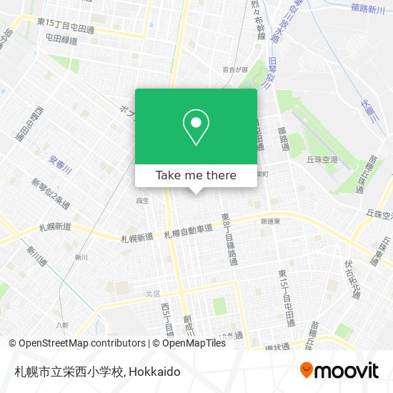 札幌市立栄西小学校 map