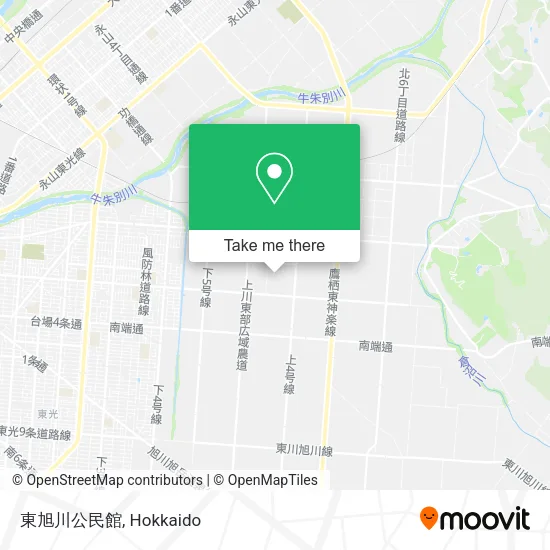 東旭川公民館 map