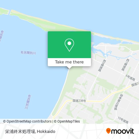 栄浦終末処理場 map