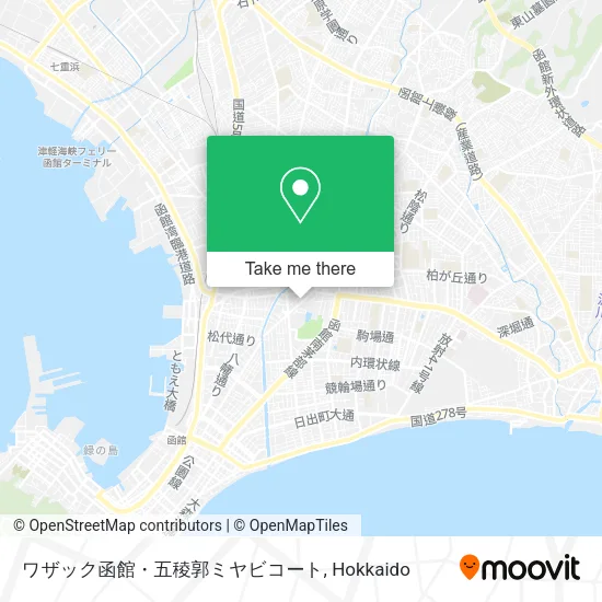 ワザック函館・五稜郭ミヤビコート map