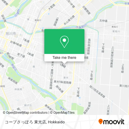 コープさっぽろ 東光店 map