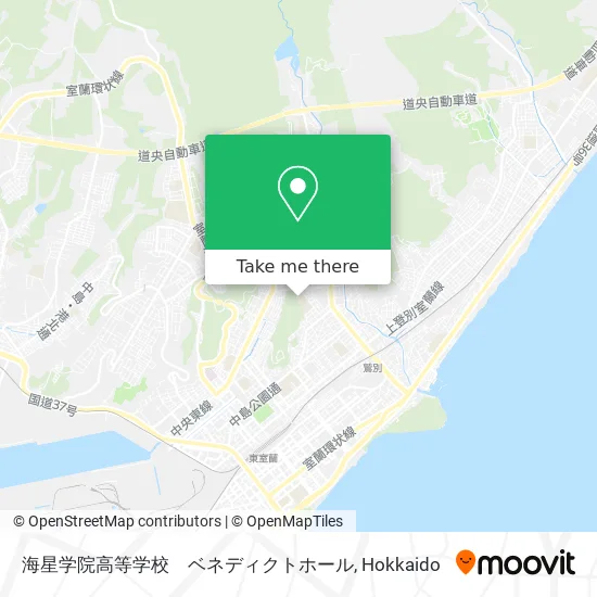 Kaisei Gakuin High School Benedict Hall map