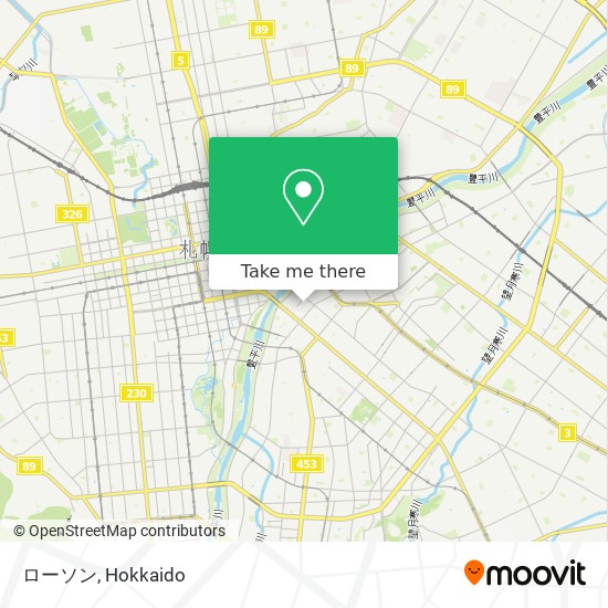 How To Get To ローソン In 札幌市 By Bus