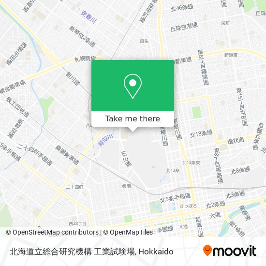 北海道立総合研究機構 工業試験場 map