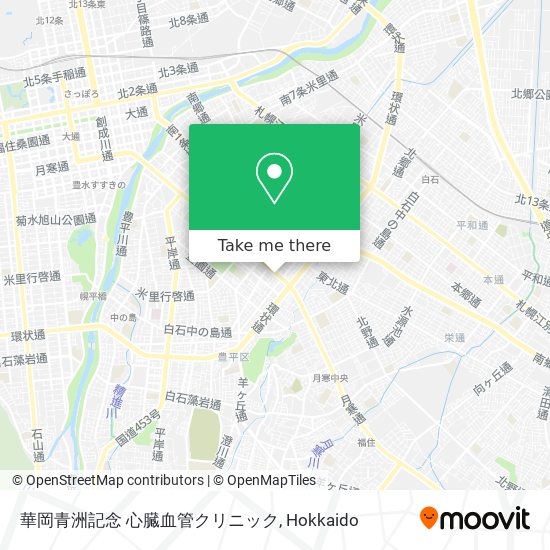 華岡青洲記念 心臓血管クリニック map