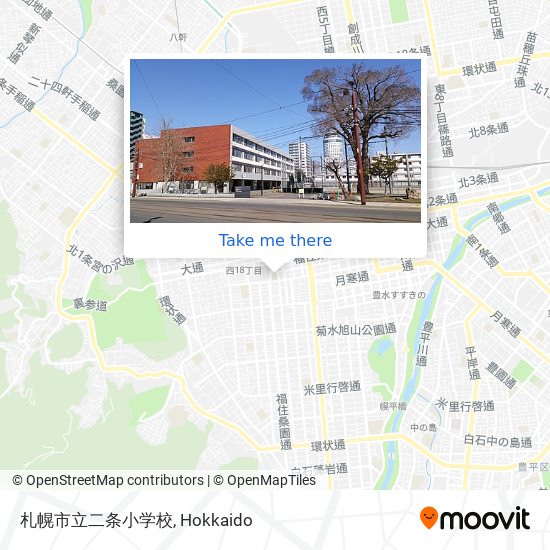 札幌市立二条小学校 map